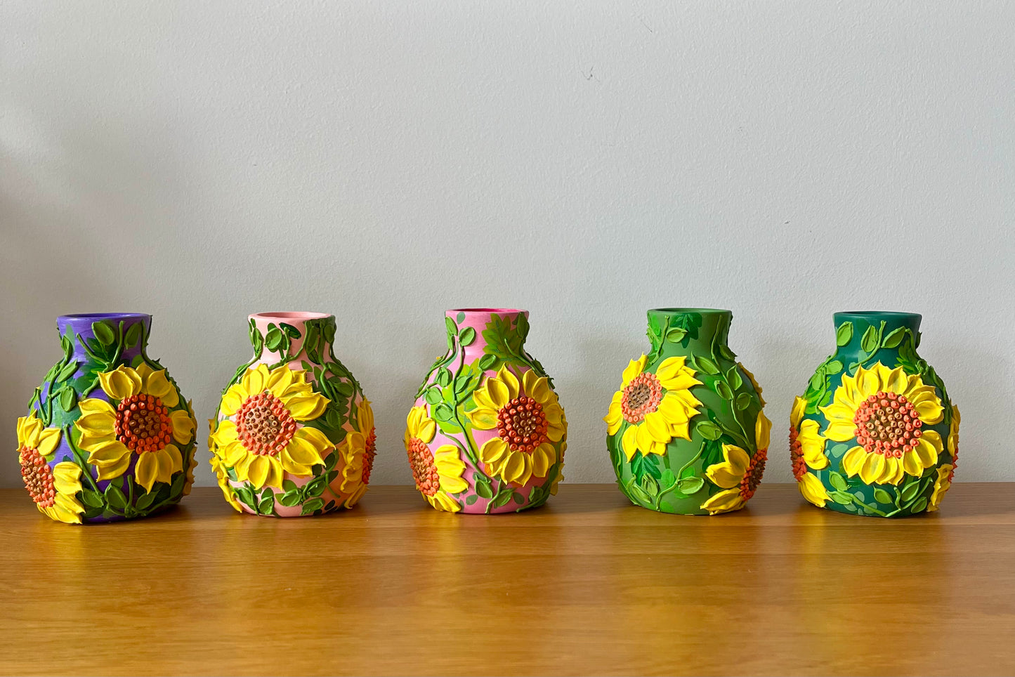 Purple - Sunflower - Decorative Vase