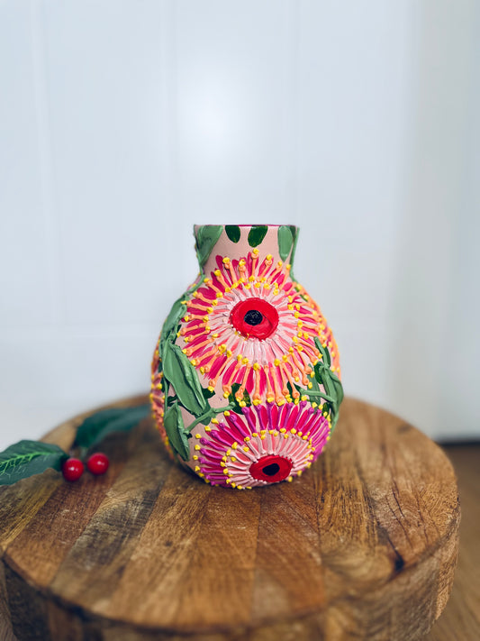 Pink Eucalypt - Decorative Vase