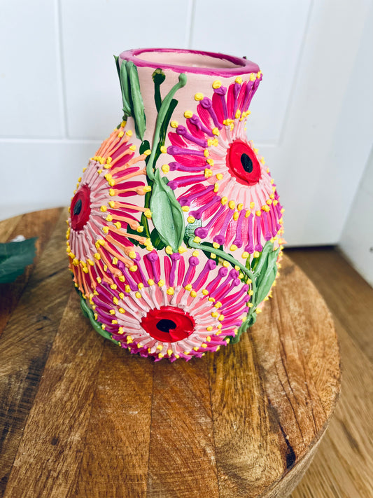 Pink Eucalypt - Decorative Vase