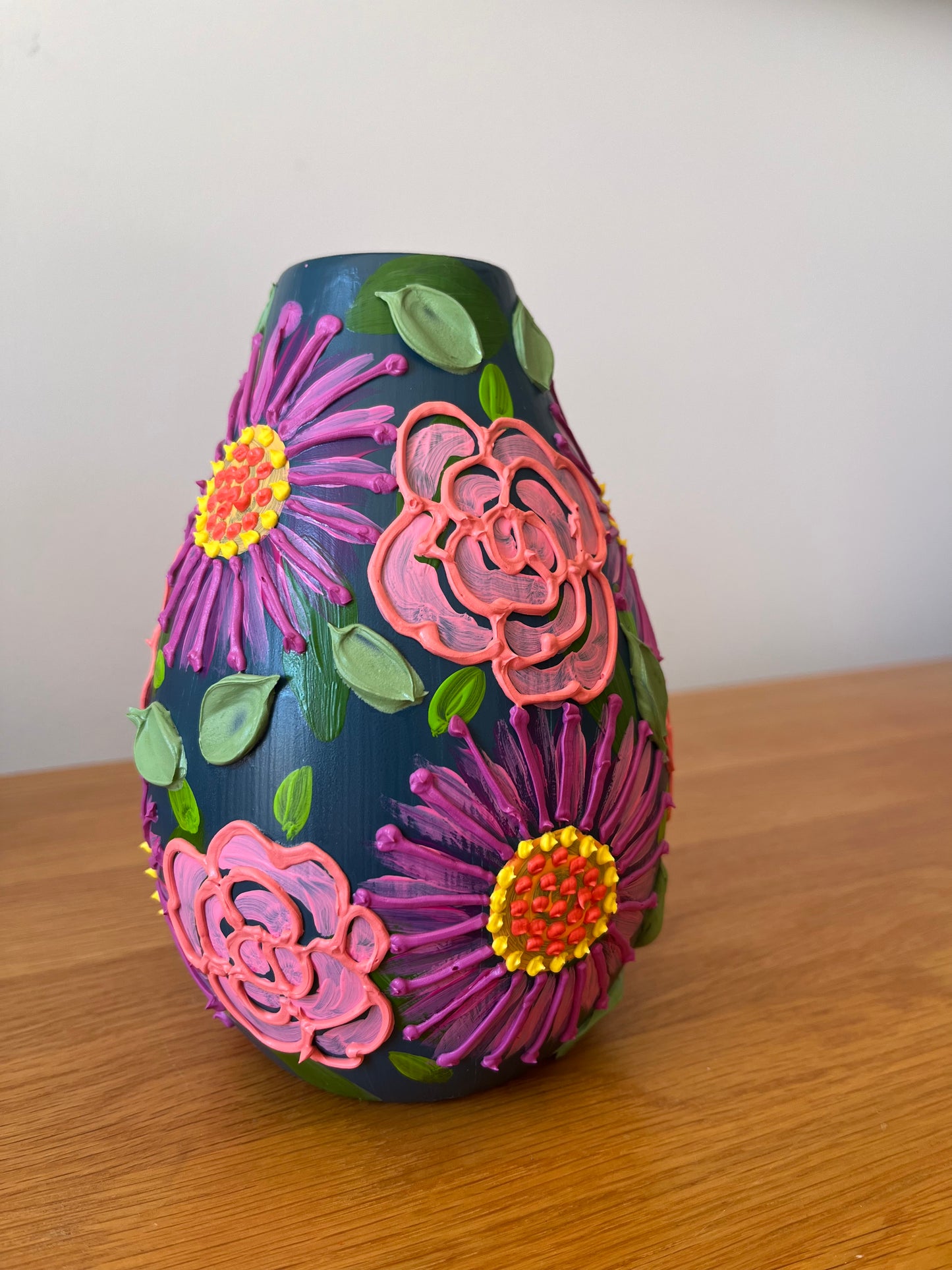 Raindrop vase - Deep Blue